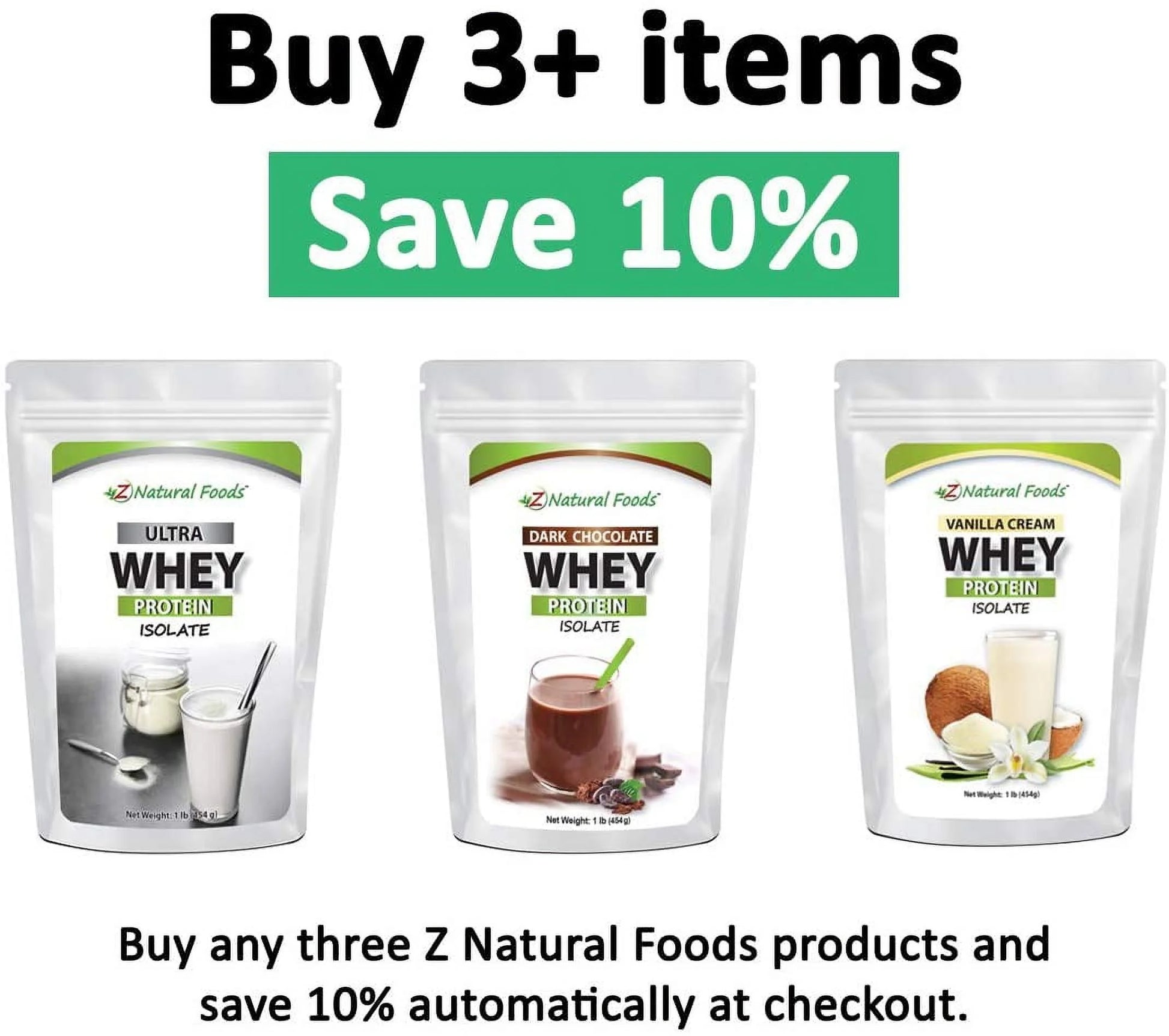 Whey Protein Powder Isolate, Unsweetened Protein Powder Enriched with Vital Proteins for Weight Loss, 100% Pure, Gluten Free, Non GMO, Kosher, 1 Lb