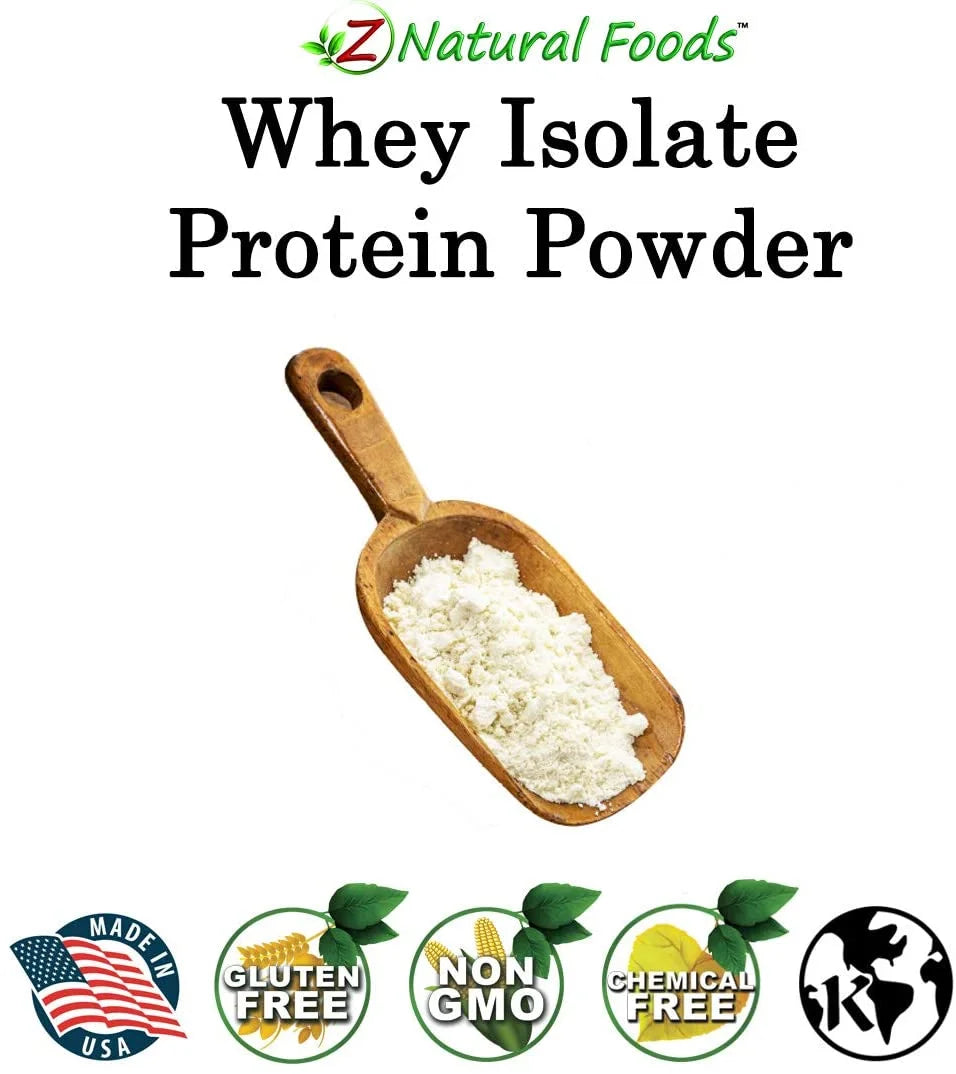 Whey Protein Powder Isolate, Unsweetened Protein Powder Enriched with Vital Proteins for Weight Loss, 100% Pure, Gluten Free, Non GMO, Kosher, 1 Lb