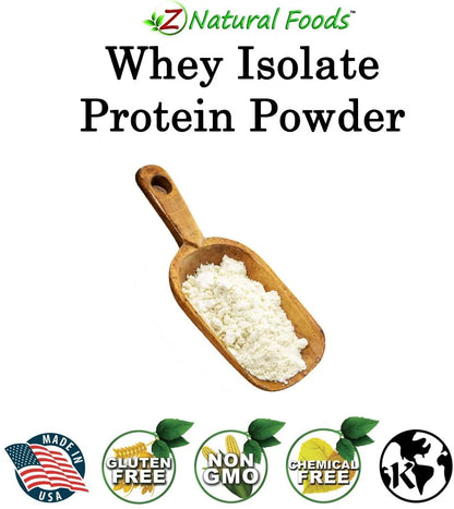 Whey Protein Powder Isolate, Unsweetened Protein Powder Enriched with Vital Proteins for Weight Loss, 100% Pure, Gluten Free, Non GMO, Kosher, 1 Lb
